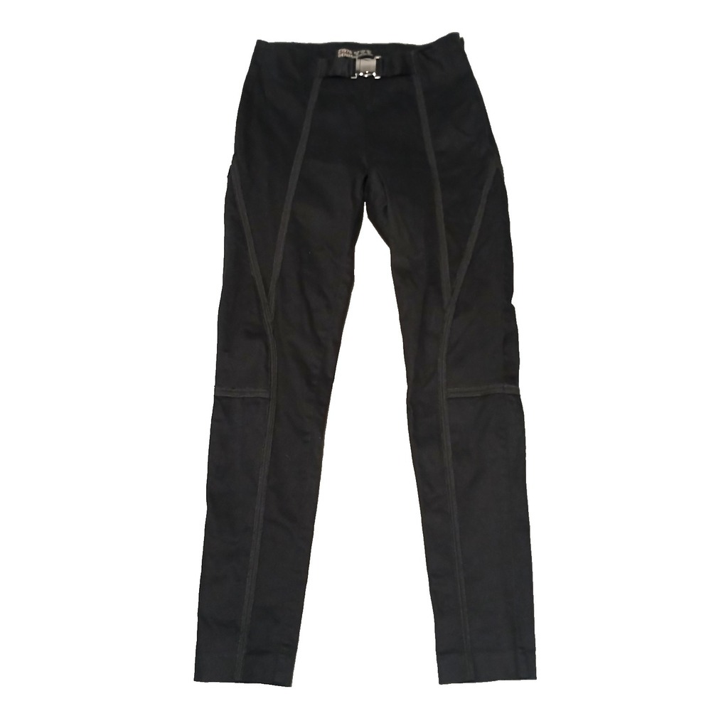 Zara Basic Z1975 Denim Women's Size 4 Small Solid Black Lightweight Casual Pants